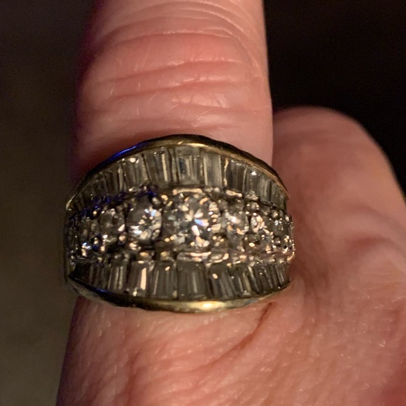 3 Ct Yellow Gold Diamond Cocktail CHRISTMAS GIFT - Picture 16 of 16